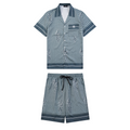 Amr Staggard Silk Short Set