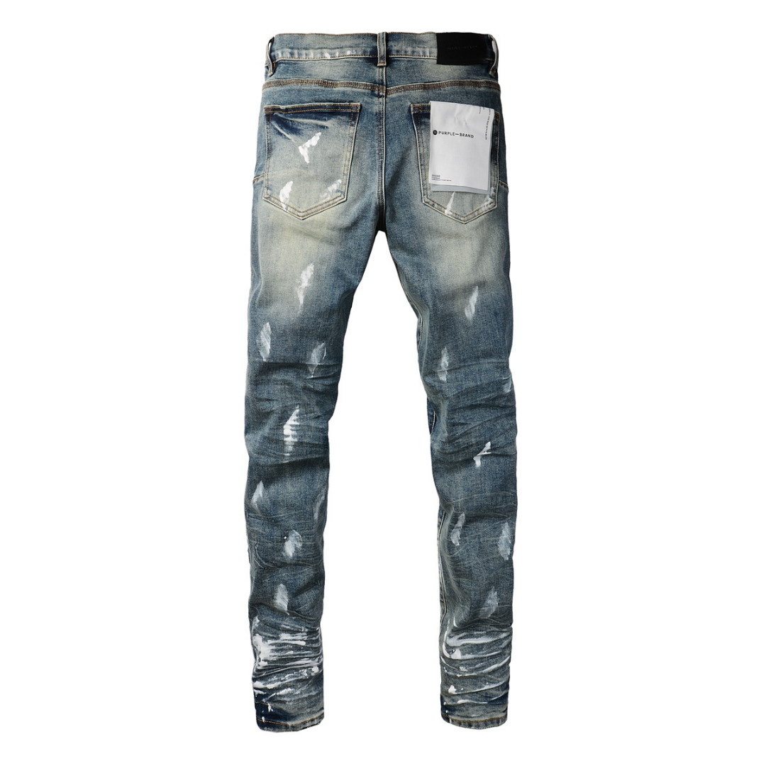 Purple Gradient Blue Jeans