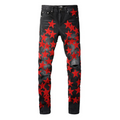 Amr Red Star Patch Jeans