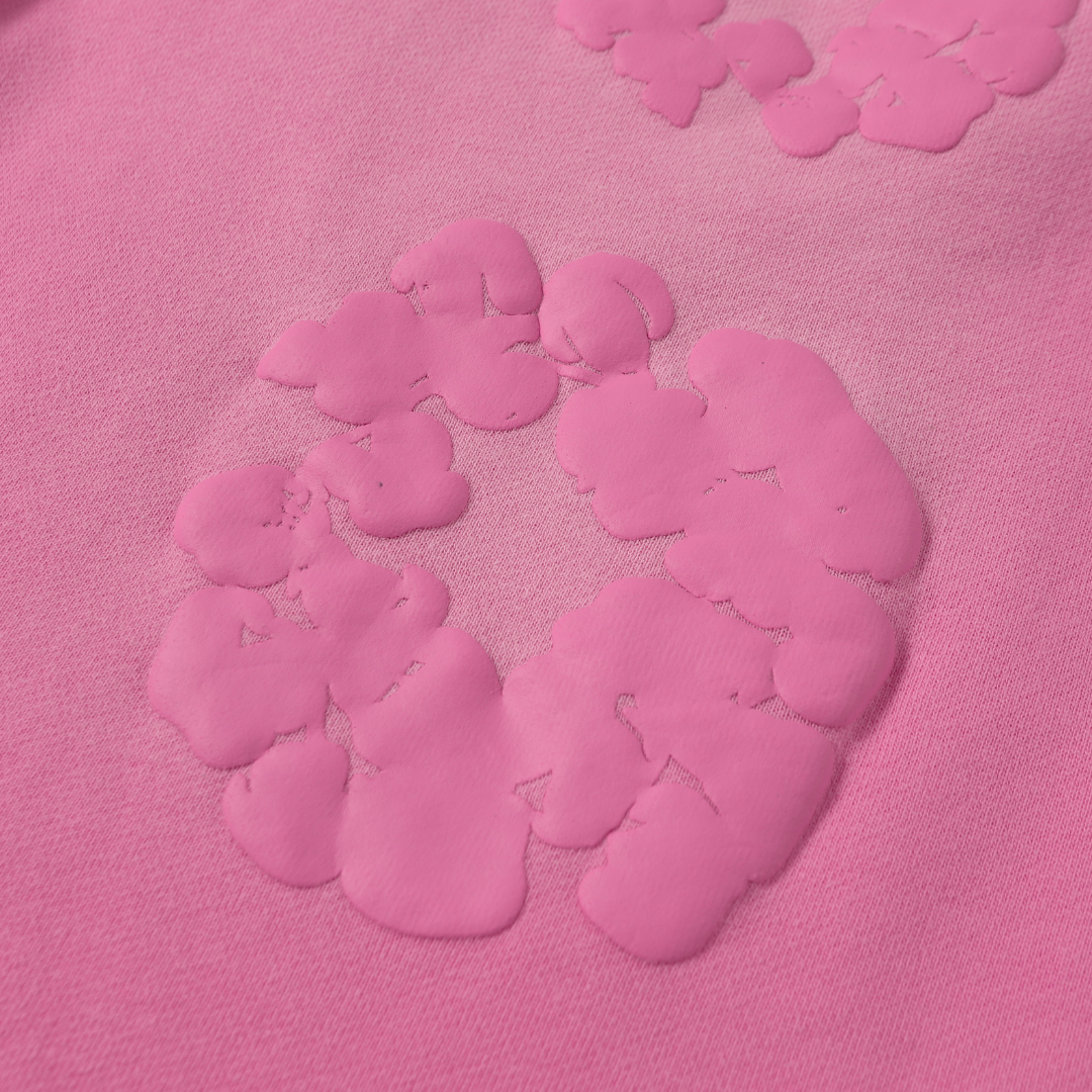 Denim Trs Pink Set