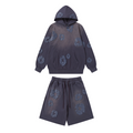 Denim Trs Purple Set