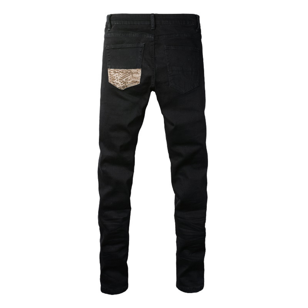 Amr Black Camo Jeans