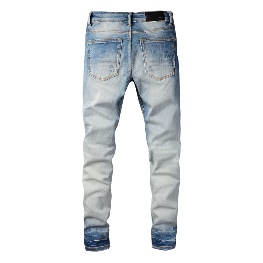 Amr M.A Paint Splatter Jeans