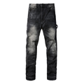 Amr Black Distressed Jeans