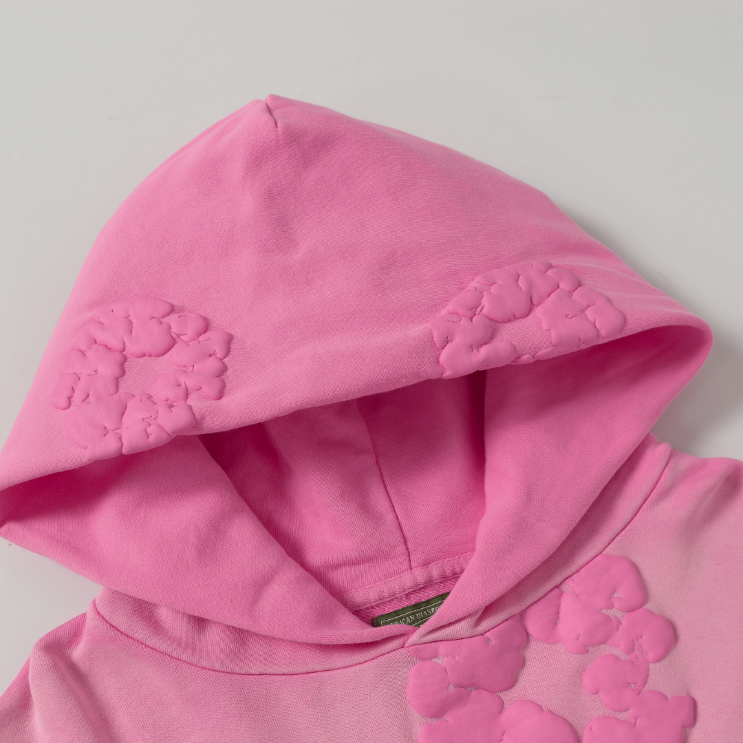 Denim Trs Pink Set