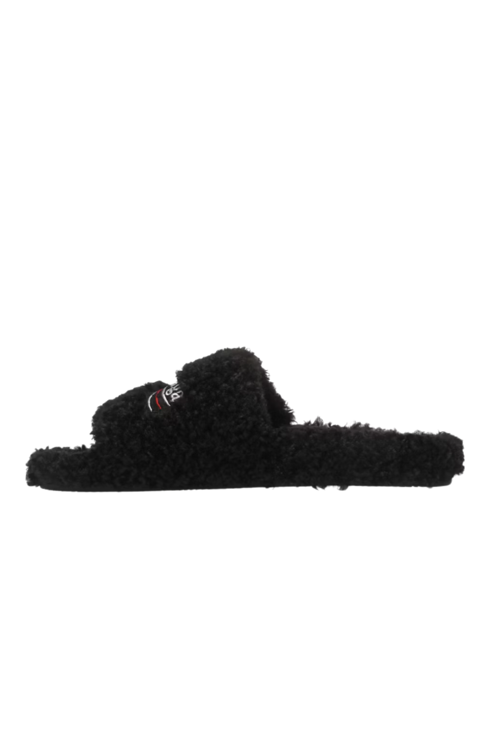 "Balenci" Fur Slides
