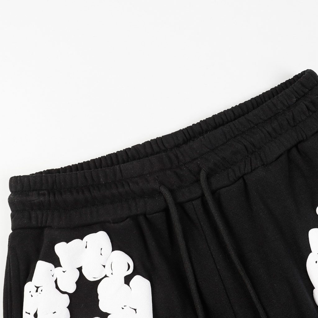 Denim Trs Black Short set