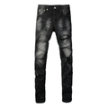 Purple Bandana Black Jeans
