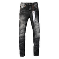 Purple Gradient Black Jeans