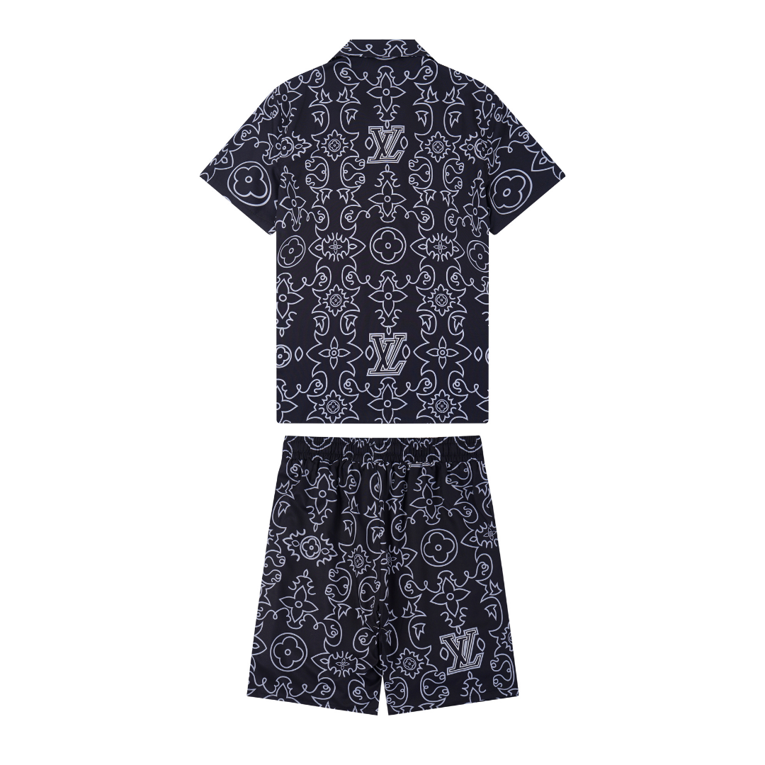 Monogram Short Set