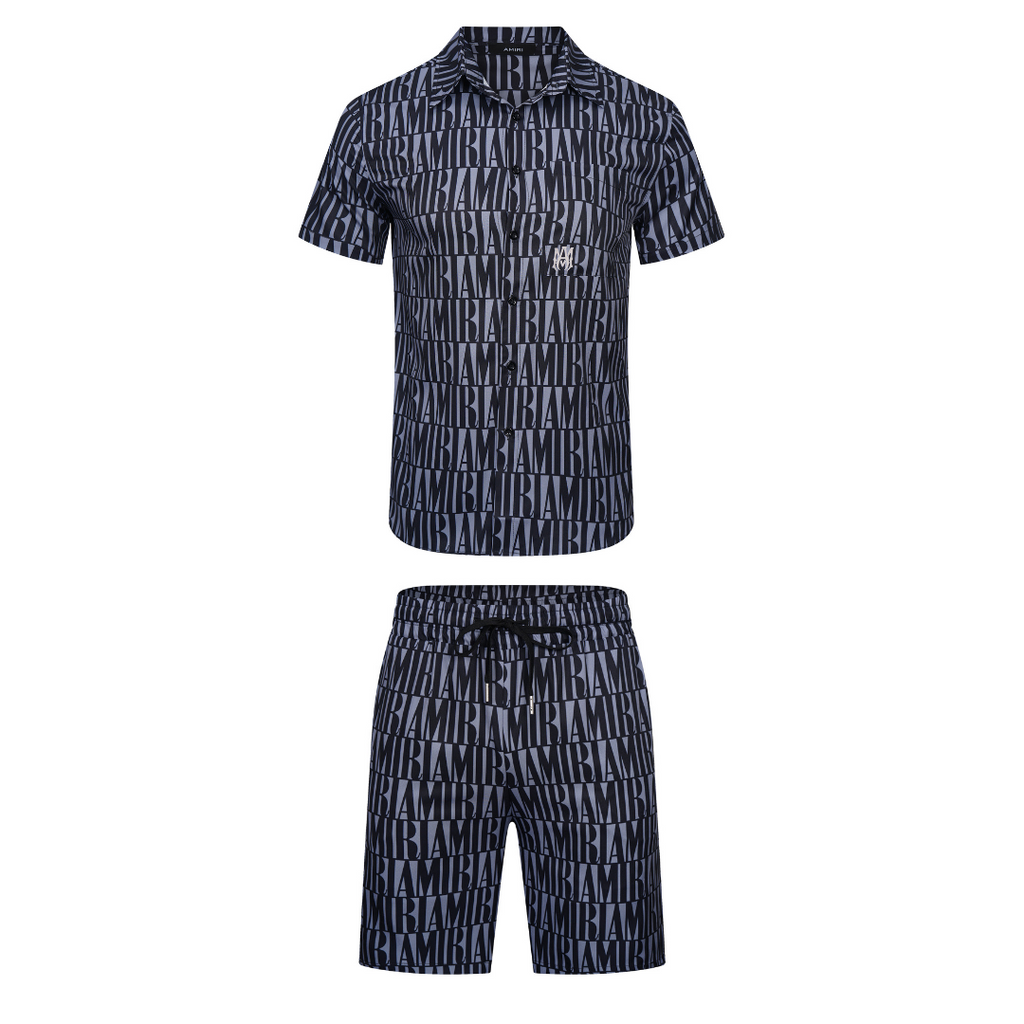 Amr Jacquard Short Set