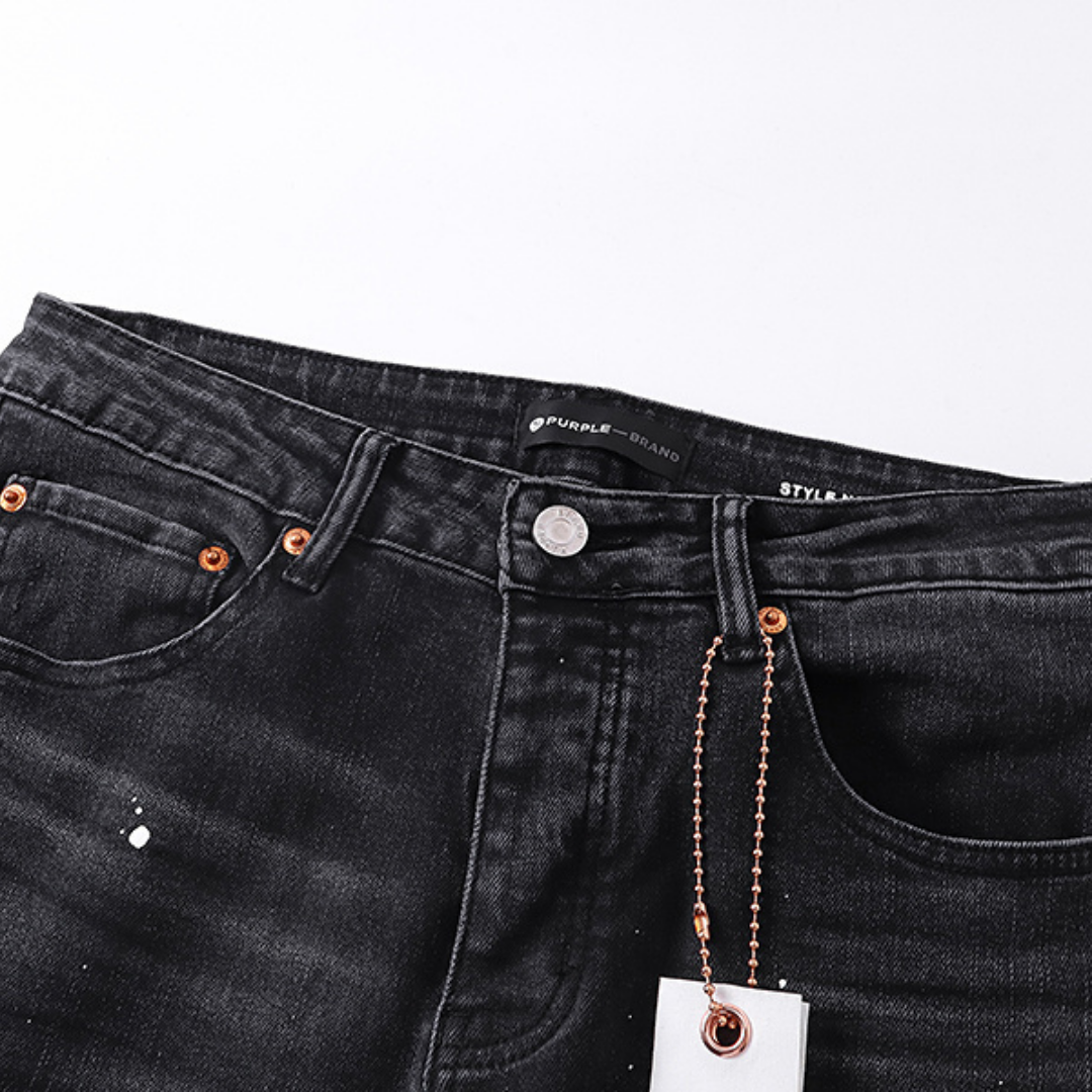 Purple Flared Jeans