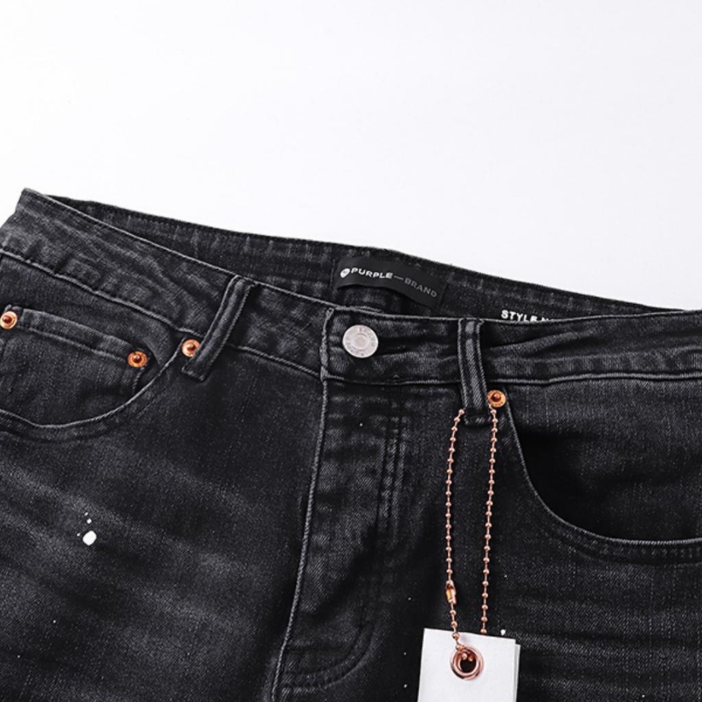 Purple Flared Jeans