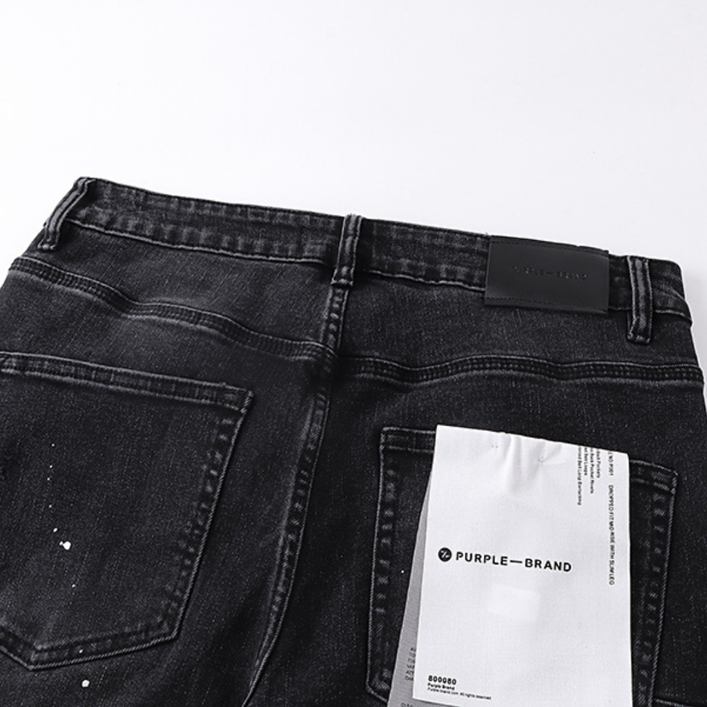 Purple Flared Jeans