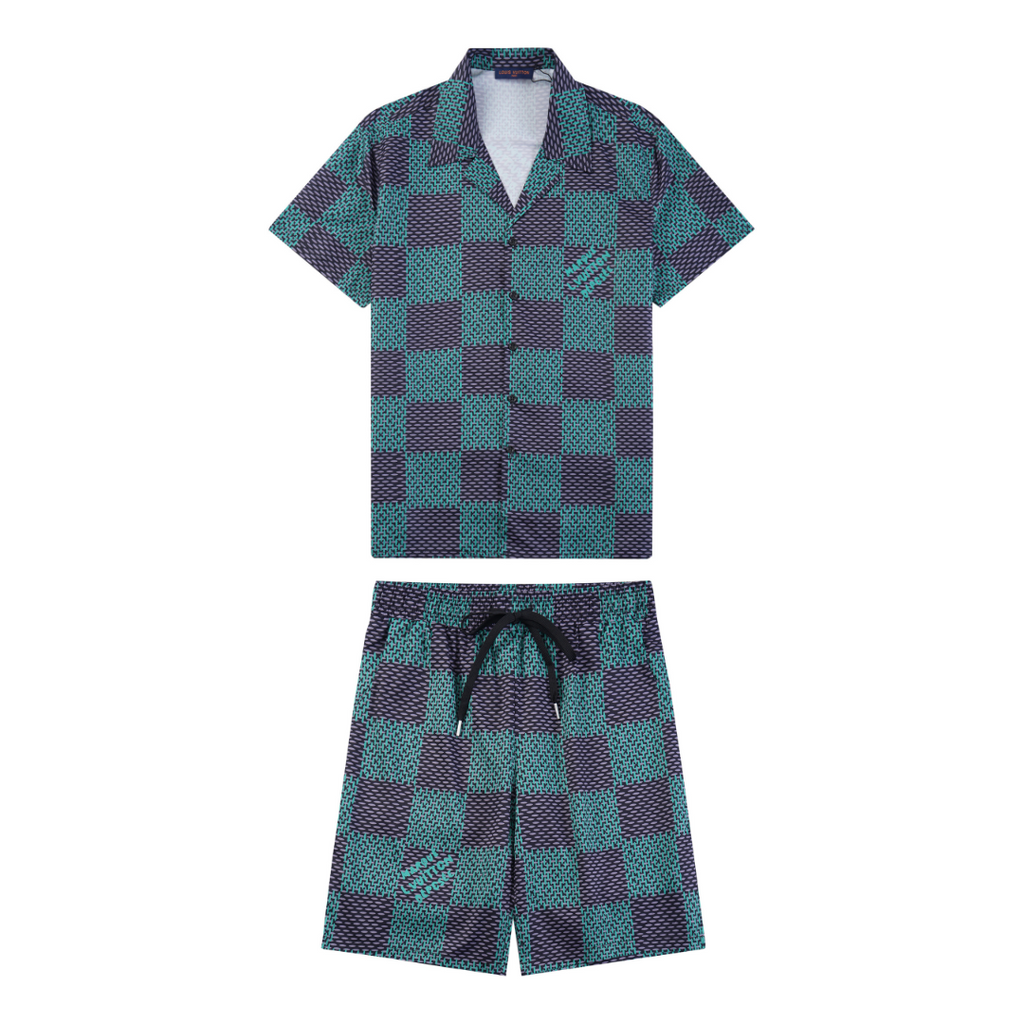 Monogram Short Set