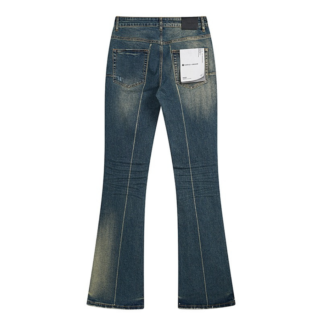Purple Flared Jeans