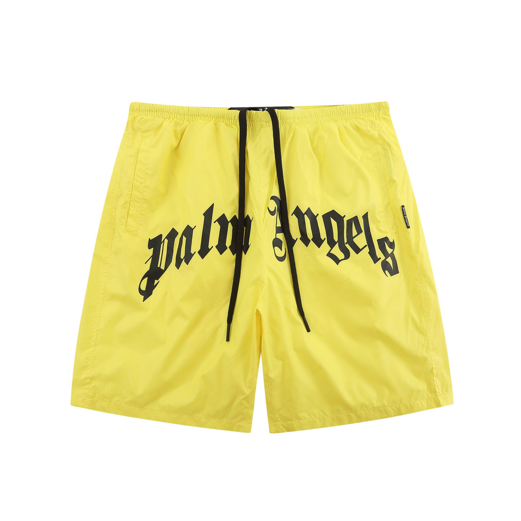 Palm Angels Yellow Swim Shorts